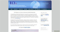 Desktop Screenshot of engconfintl.org